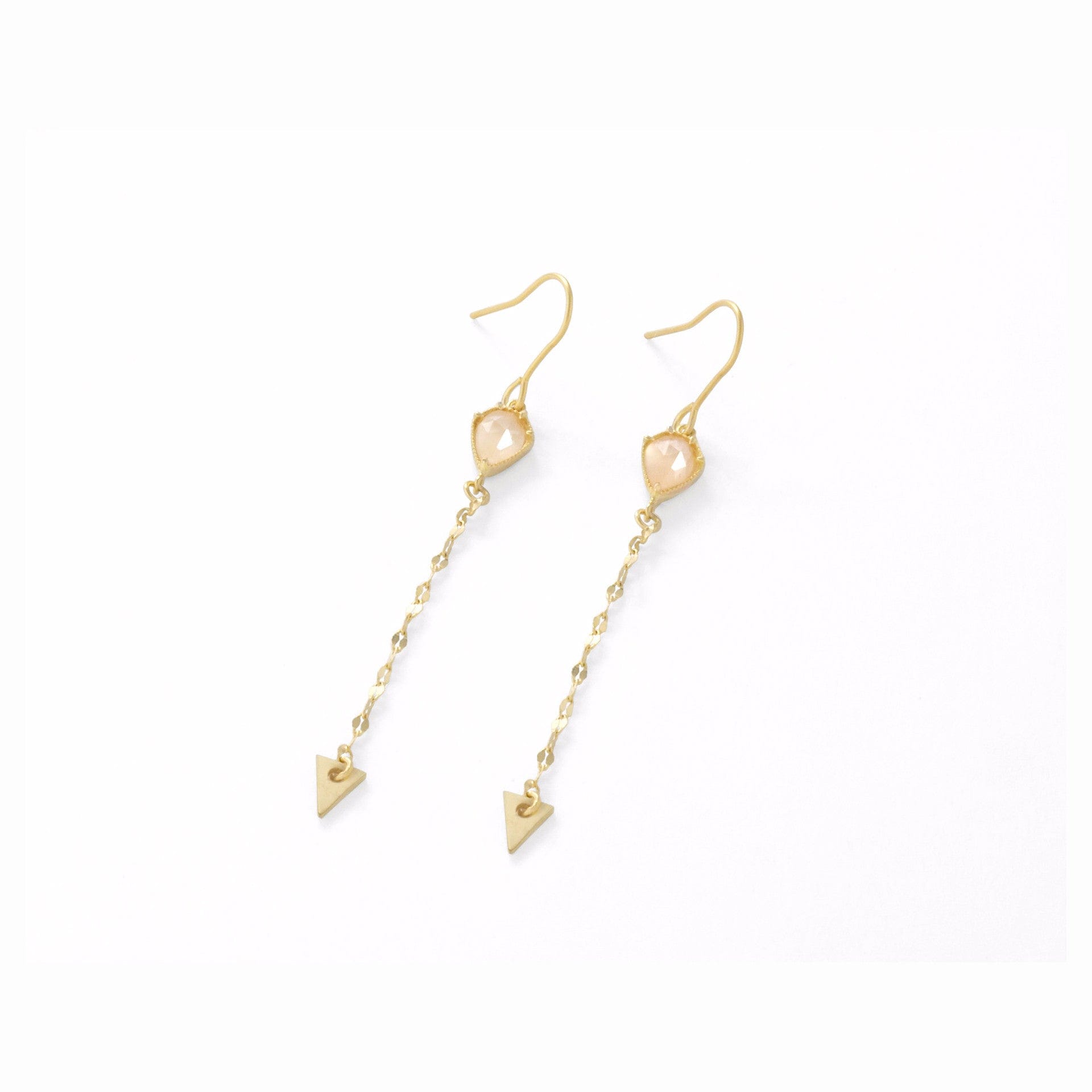 TAI JEWELRY Earrings CAT'S EYE Arrow Stone Drop Earrings