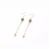TAI JEWELRY Earrings LABRADORITE Arrow Stone Drop Earrings