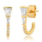 TAI JEWELRY | Art Deco Huggie Studs | Earrings |
