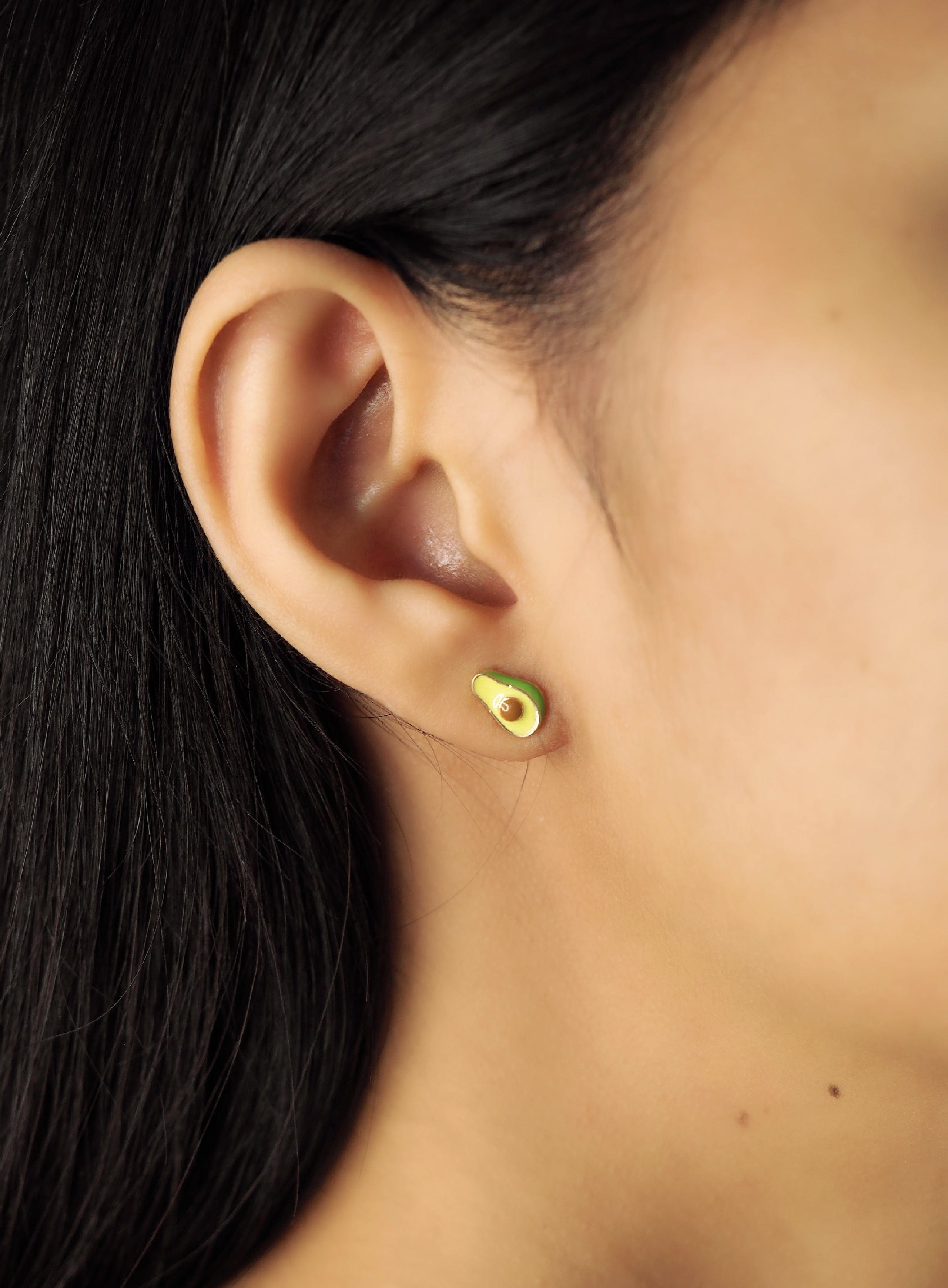 TAI JEWELRY Earrings Avocado Studs
