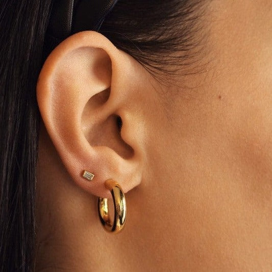 TAI JEWELRY | Baguette Bezel Studs | Earrings |