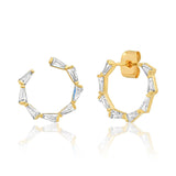 TAI JEWELRY | Baguette Cyclone Hoops | Earrings |
