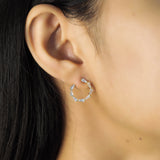 TAI JEWELRY | Baguette Cyclone Hoops | Earrings |