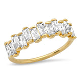 TAI JEWELRY | Baguette CZ Band | Rings |