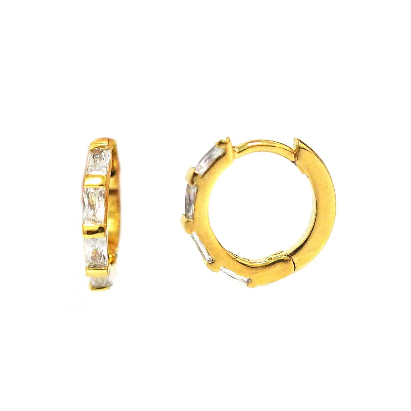 TAI JEWELRY Earrings Baguette Huggies