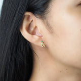 TAI JEWELRY Earrings Banana CZ Studs