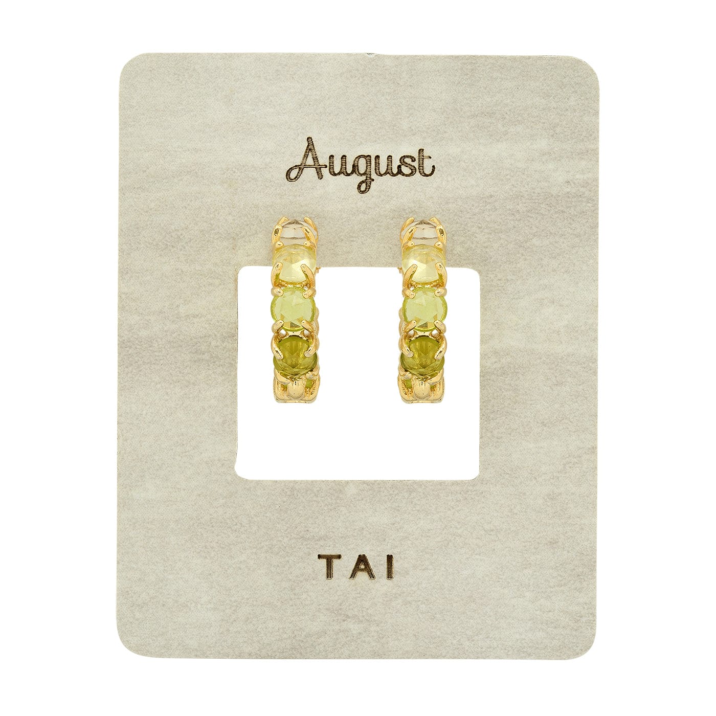 TAI JEWELRY | Birthstone Huggies | Earrings |