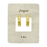 TAI JEWELRY | Birthstone Huggies | Earrings |