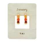 TAI JEWELRY | Birthstone Huggies | Earrings |