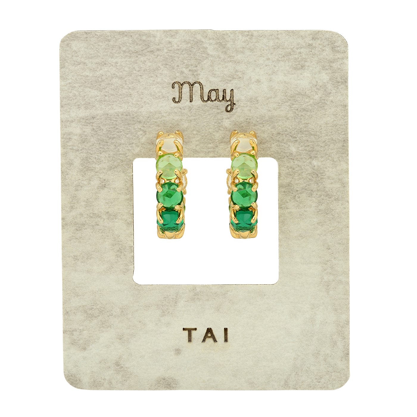TAI JEWELRY | Birthstone Huggies | Earrings |