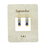 TAI JEWELRY | Birthstone Huggies | Earrings |