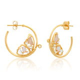 TAI JEWELRY | Butterfly Hoops | Earrings |