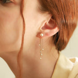 TAI JEWELRY Earrings Cascading Pearl Earrings