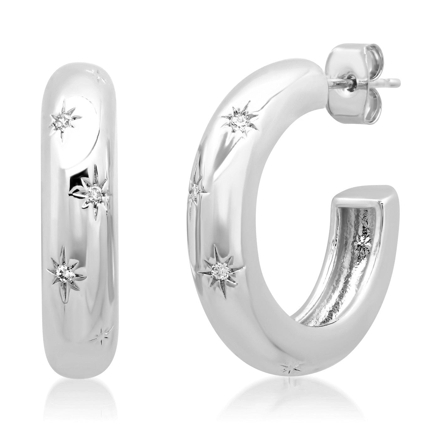 TAI JEWELRY | Celestial Huggies | Earrings |
