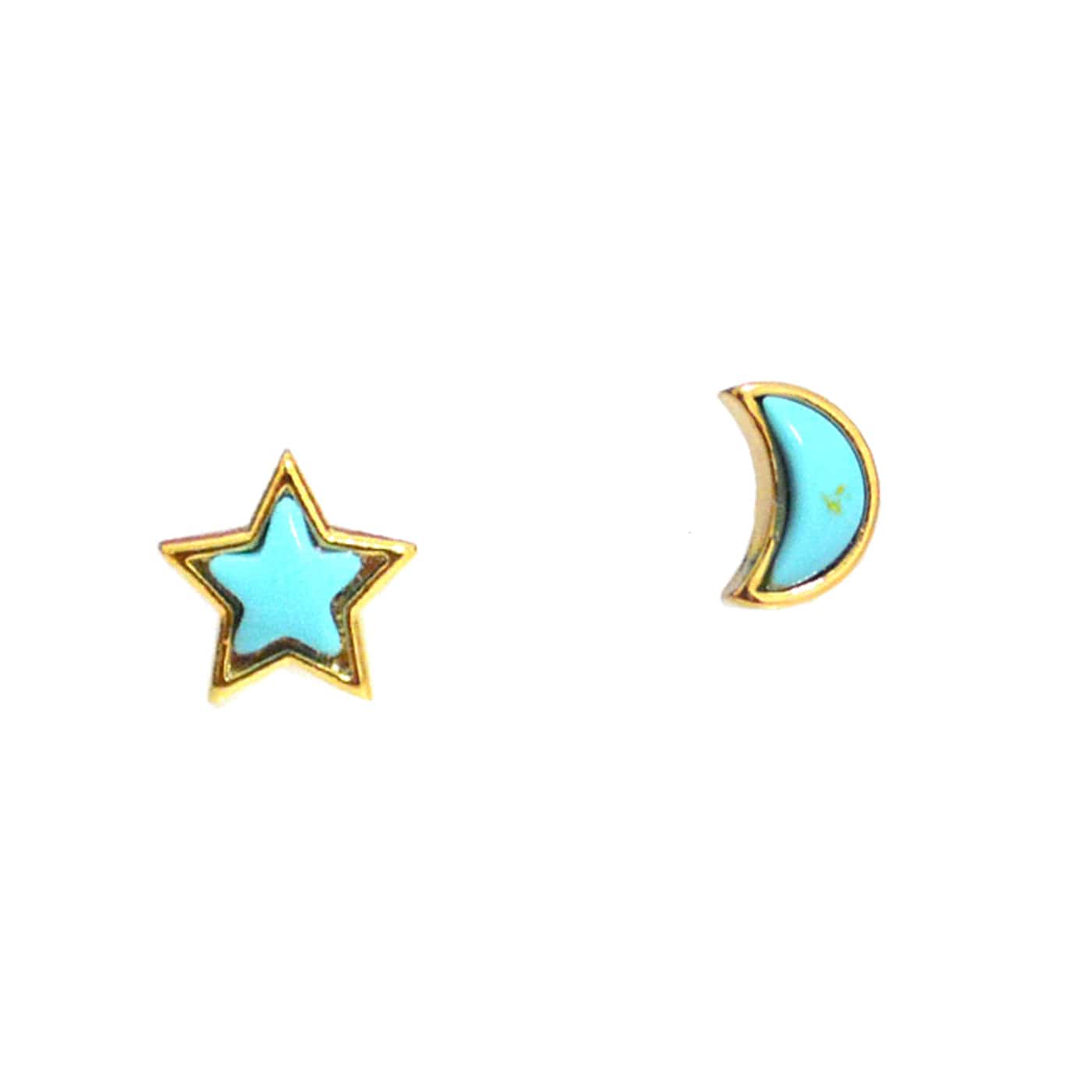 TAI JEWELRY | Celestial Mismatch Studs | Earrings |