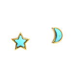 TAI JEWELRY | Celestial Mismatch Studs | Earrings |