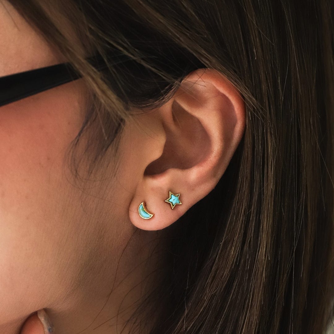 TAI JEWELRY | Celestial Mismatch Studs | Earrings |