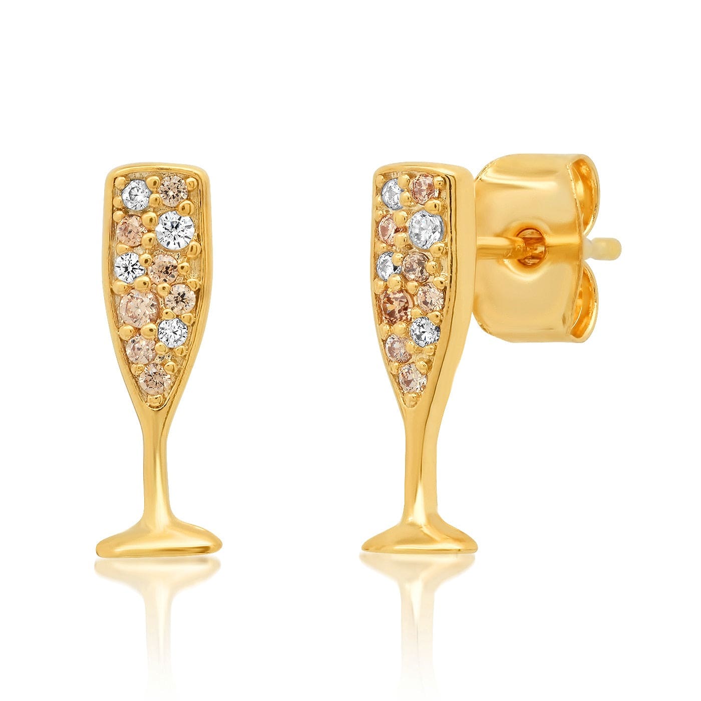 TAI JEWELRY | Champagne Glass Studs | Earrings |