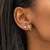 TAI JEWELRY | Champagne Glass Studs | Earrings |