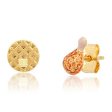 TAI JEWELRY Earrings Chicken and Waffle Studs