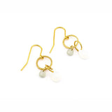TAI JEWELRY | Circle Ring Earring With Multiple Stones | Earrings |
