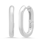 TAI JEWELRY | Oval Hoop | 18mm | Earrings |