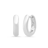 TAI JEWELRY Earrings Silver Classic Hoop | 11mm