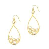 TAI JEWELRY Earrings Clear Cluster Drop Earrings