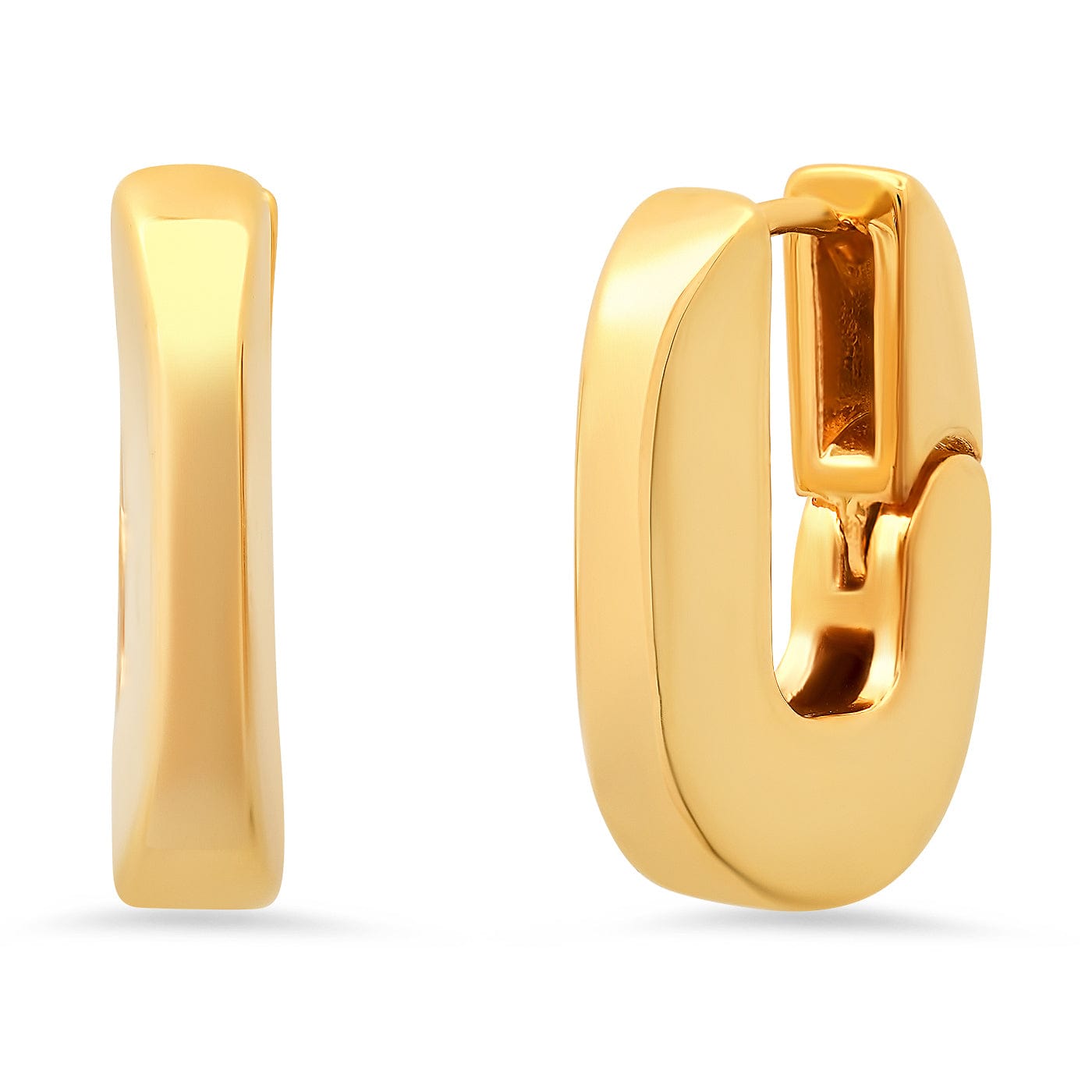 TAI JEWELRY | Contour Huggie Earrings | Earrings |