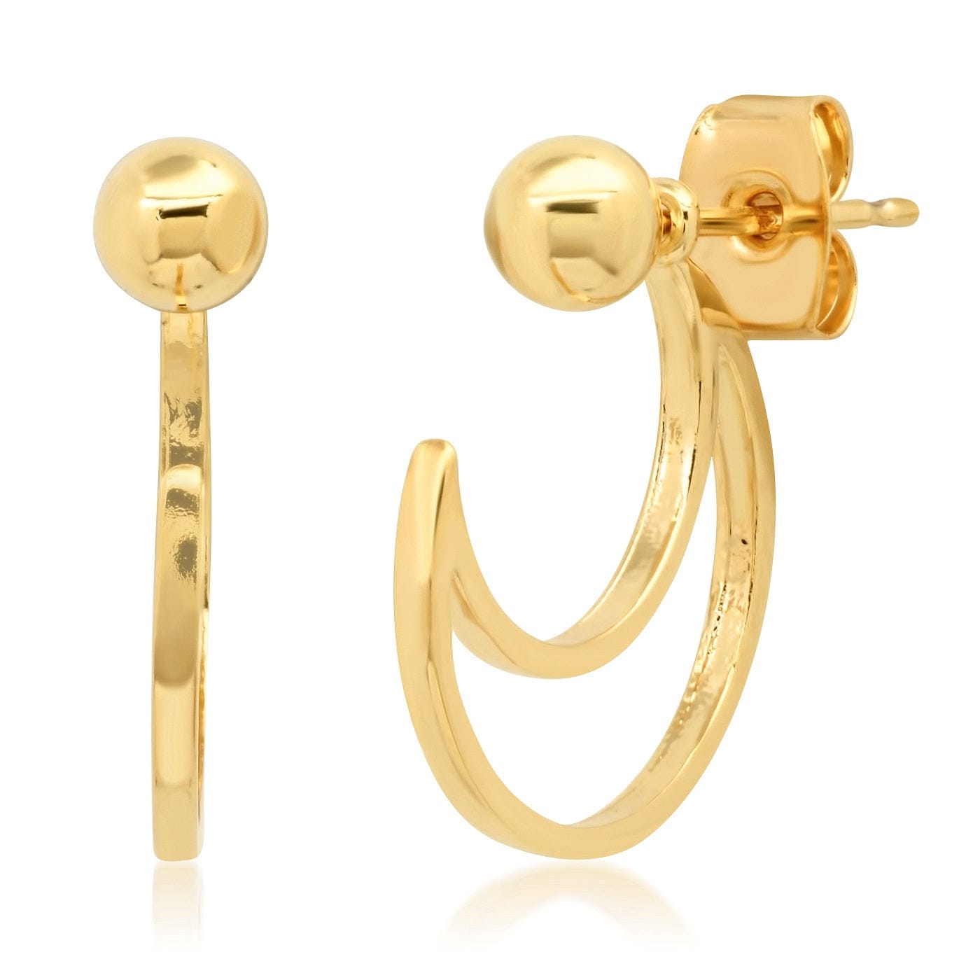TAI JEWELRY Earrings Crescent Moon Ear Jacket