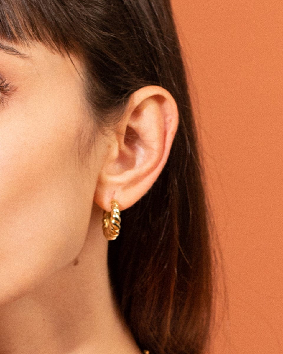 TAI JEWELRY | Croissant Hoops | Earrings |