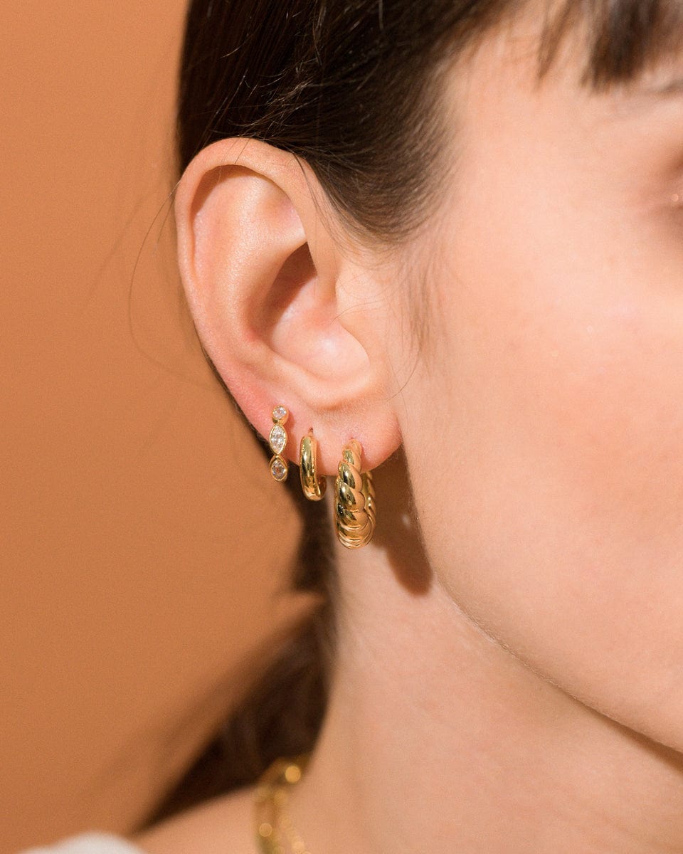 TAI JEWELRY | Croissant Hoops | Earrings |