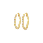 TAI JEWELRY | Cubic Zirconia Huggie Earrings | Earrings |