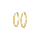 TAI JEWELRY | Cubic Zirconia Huggie Earrings | Earrings |