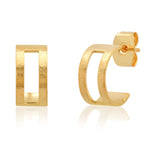 TAI JEWELRY Earrings Cutout Hoop