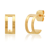 TAI JEWELRY Earrings Cutout Hoop