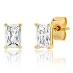 TAI JEWELRY | Cz Baguette Studs | Earrings |