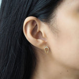 TAI JEWELRY | CZ Dangle Chain Studs | Earrings |