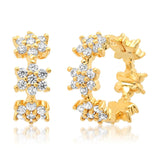 TAI JEWELRY | Flower Power Huggie | Earrings |