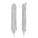 TAI JEWELRY Earrings CZ Fringe Earrings