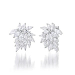 TAI JEWELRY Earrings CZ Marquis Spray Earrings