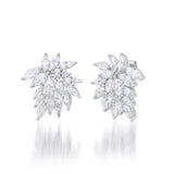 TAI JEWELRY Earrings CZ Marquis Spray Earrings