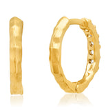 TAI JEWELRY | CZ Pave Reversible Huggies | Earrings |