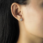 TAI JEWELRY | Cz Snowflake Studs | Earrings |