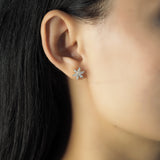 TAI JEWELRY | Cz Snowflake Studs | Earrings |