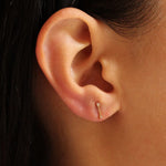 TAI JEWELRY | CZ Stick Climbers | Earrings |
