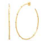 TAI JEWELRY | Rainbow Sparkle Hoop Earrings | Earrings |