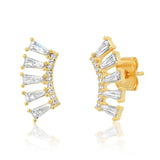 TAI JEWELRY | Deco Baguette Crawler | Earrings |