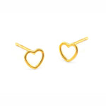 TAI JEWELRY Earrings Delicate Open Heart Studs