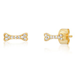 TAI JEWELRY Earrings Dog Bone Studs